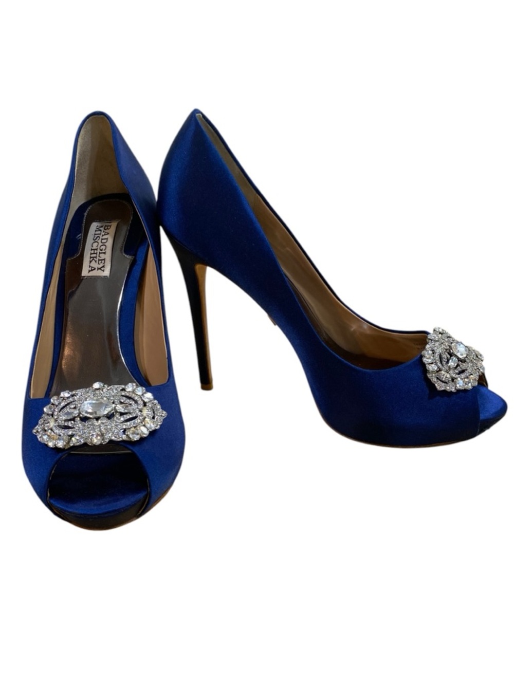 Badgley Mischka Stiletto Blue Heels